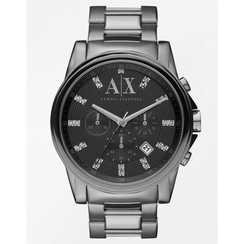 Armani Exchange - AX2092 - Armbanduhr aus rostfreiem Edelstahl - Silber