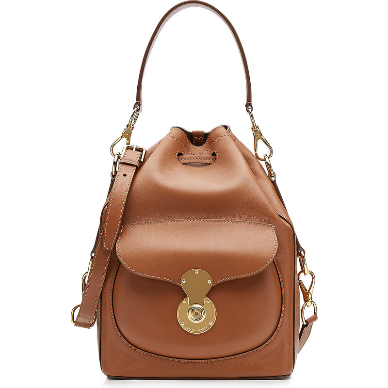 Ralph Lauren Collection Ricky Leather Bucket Bag