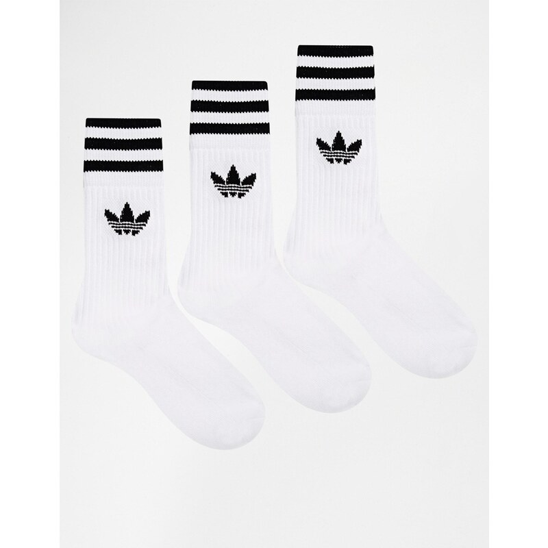 adidas Originals - Einfarbige Socken - Weiß