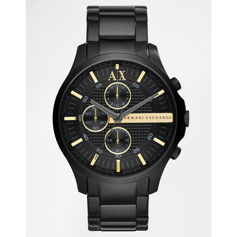 Armani Exchange - AX2164 - Armbanduhr mit Edelstahl-Armband - Schwarz