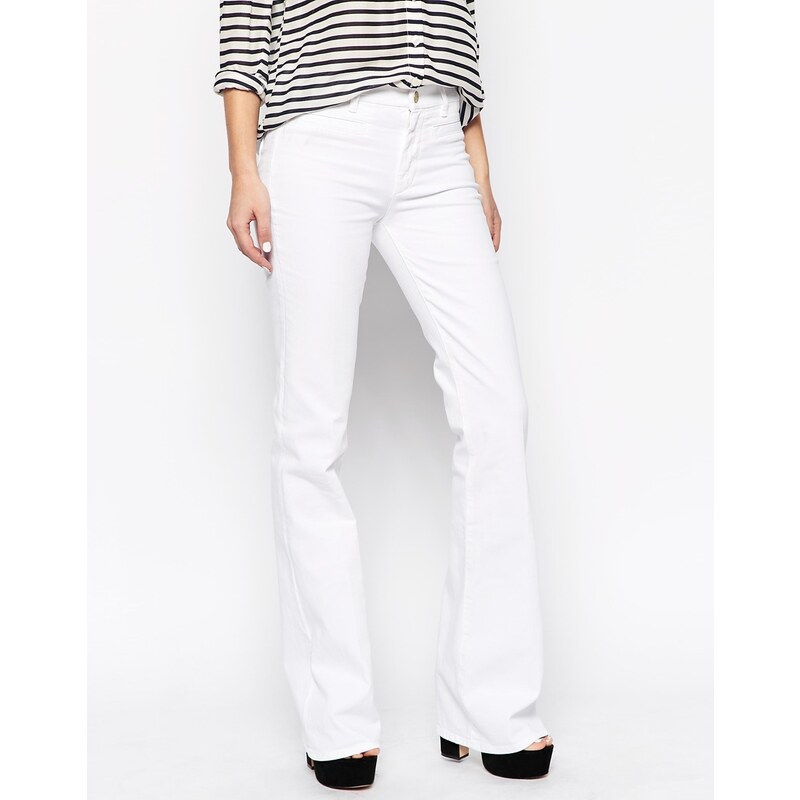 MiH Jeans M.i.h Jeans - Marrakesh - Jeans mit Schlag - Weiß
