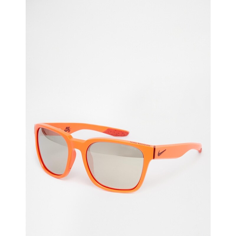 Nike - Eckige Sonnenbrille - Orange