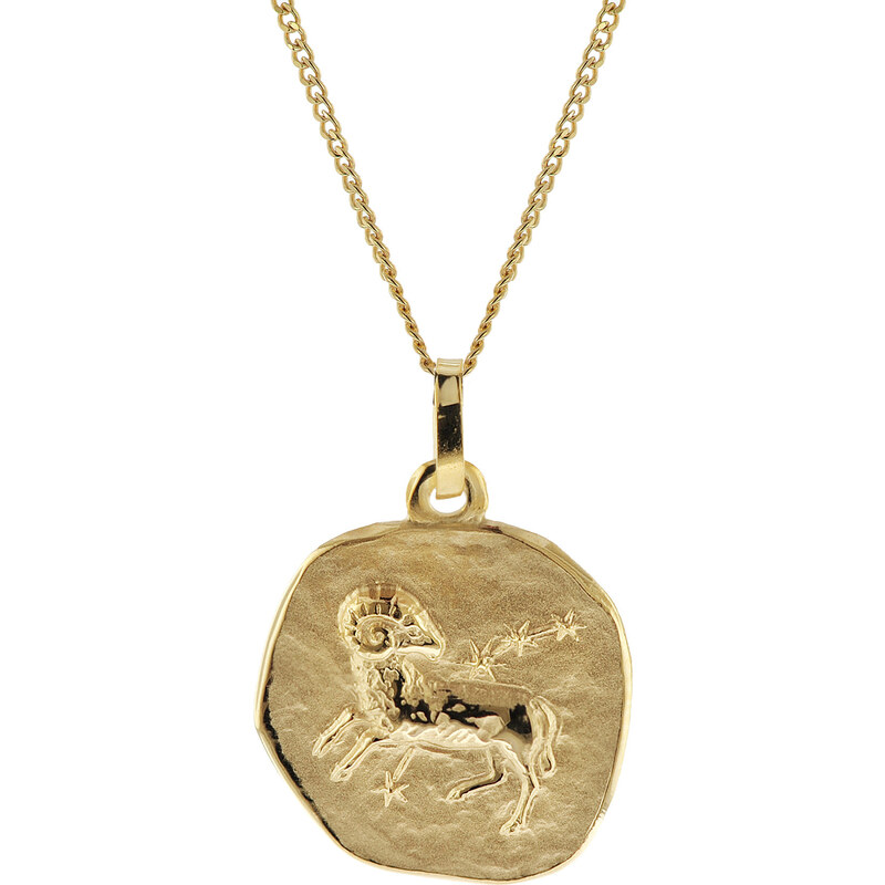 trendor Halskette mit Sternzeichen Widder Gold 333/8K Ø 16 mm 41920-04-40, 40 cm