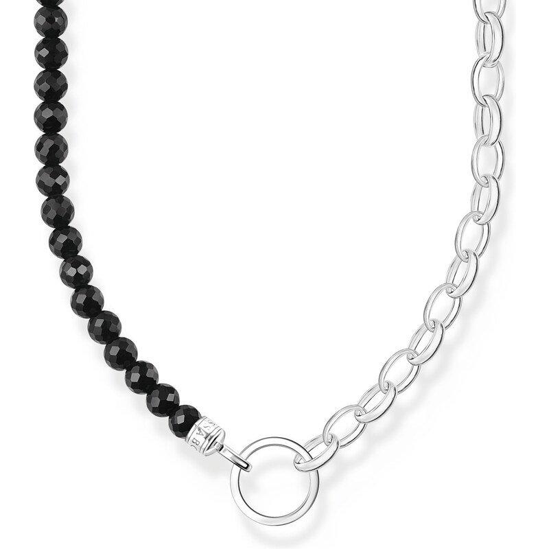 Thomas Sabo Damen-Halskette für Charms Silber und Onyx KE2188-130-11-L45v