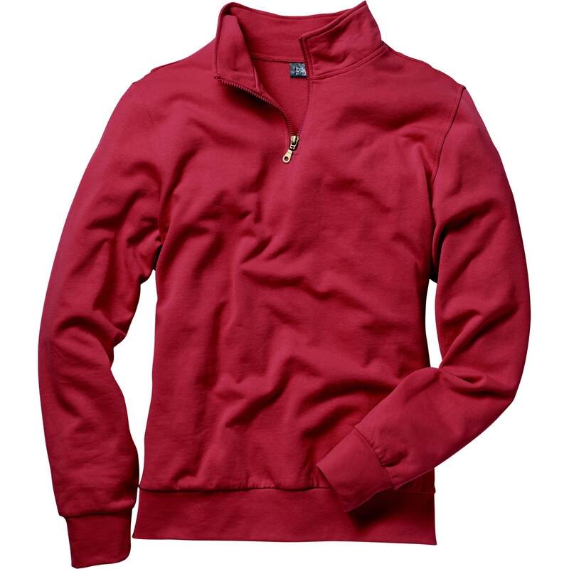 bpc bonprix collection Herren Sweatshirt, Regular Fit langarm in rot für Herren von bonprix