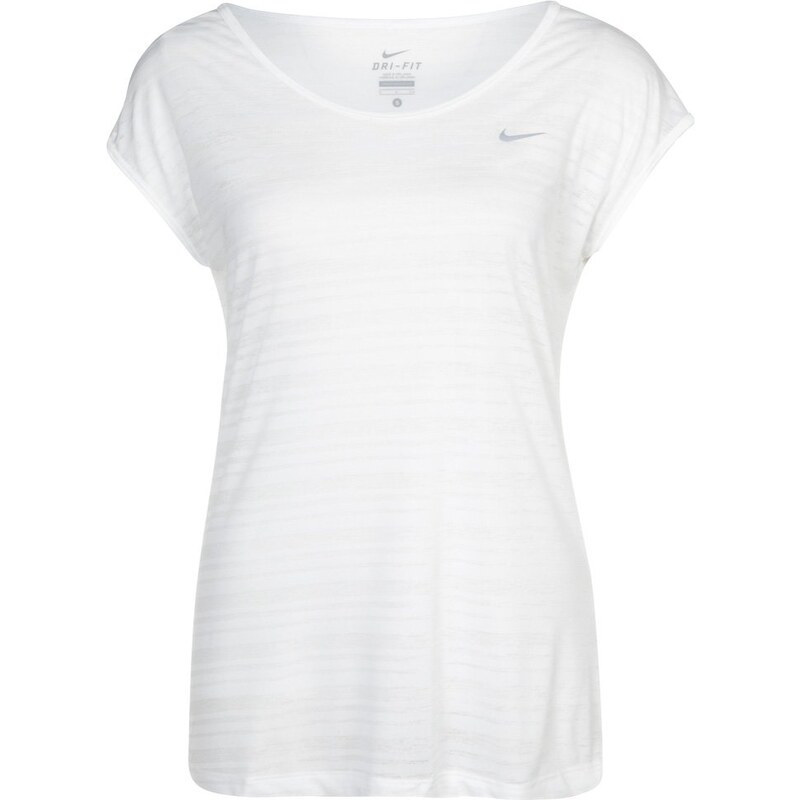 Nike Performance COOL BREEZE Funktionsshirt white/reflective silver