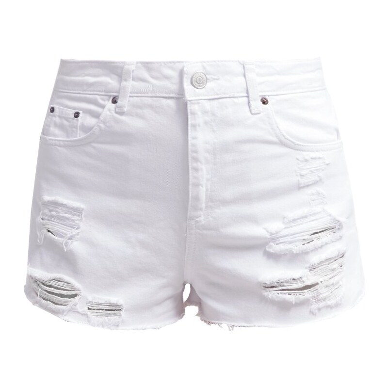 Topshop RIP MOM Jeans Shorts white