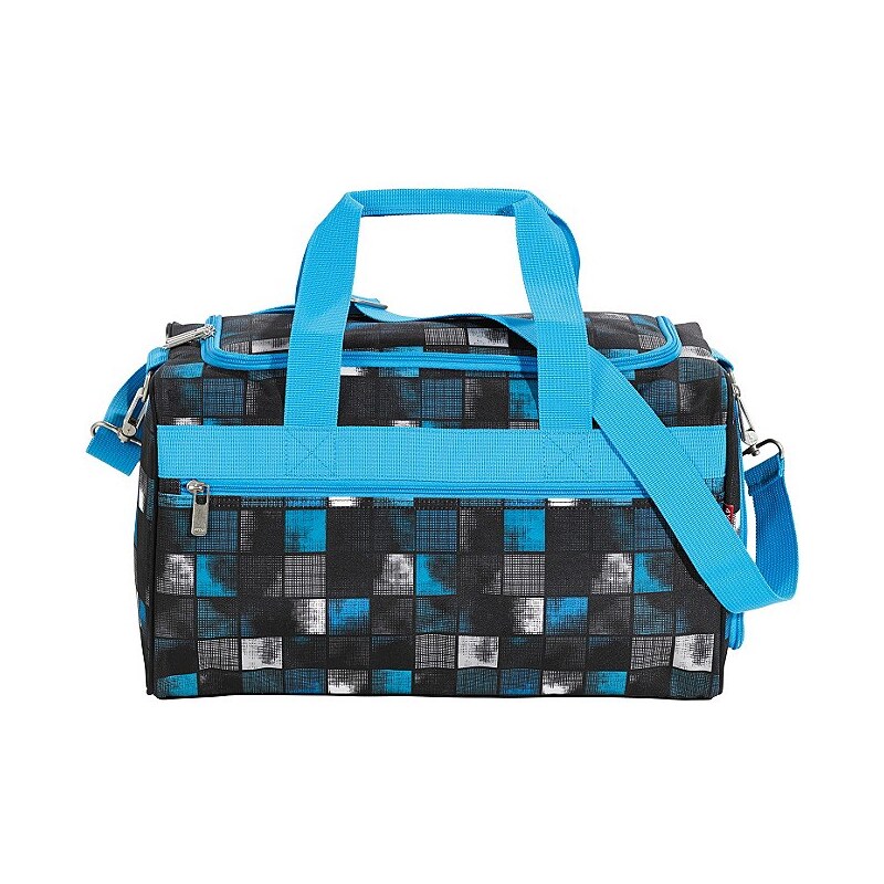4YOU Sporttasche, Square Blue/Grey, »Sportbag M«