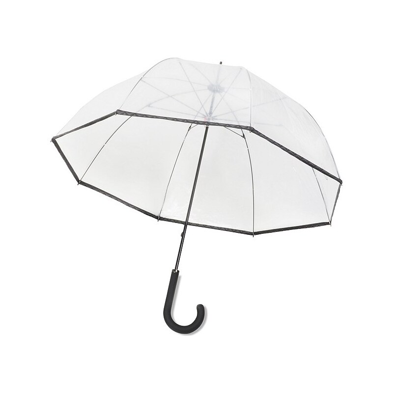Regenschirm - Stockschirm mit transparenter Bespannung, »Nimbus Clear«, Knirps