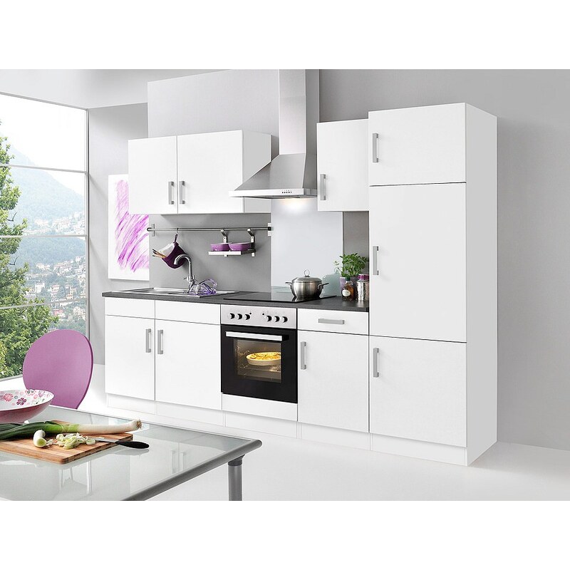 Held Möbel Küchenzeile mit E-Geräten »Toronto«, Breite 270 cm