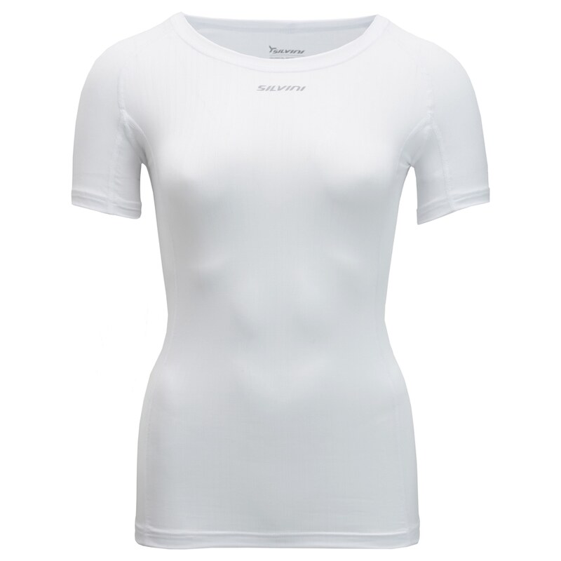 Damen funktionell T-Shirt Silvini basal WT548 white
