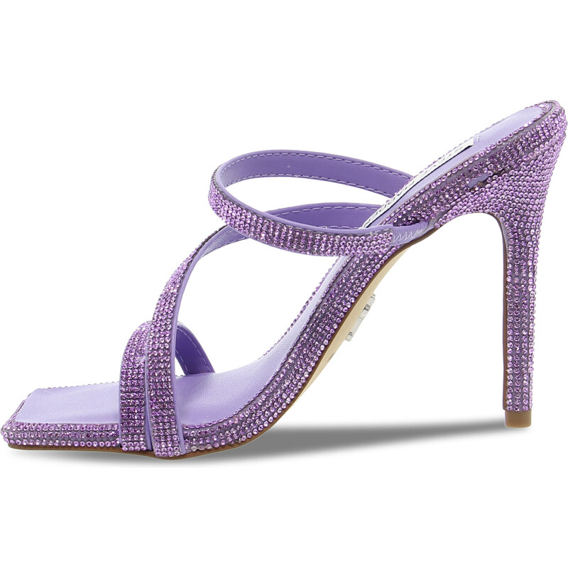 Sandalen mit Absatz Steve Madden ANNUAL LAVENDER BLOOMS aus Kristall Lavendel