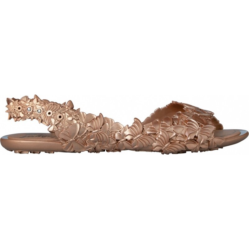 Sunies Flexi Schmetterlings Flipflop Sandalen in Kupfer