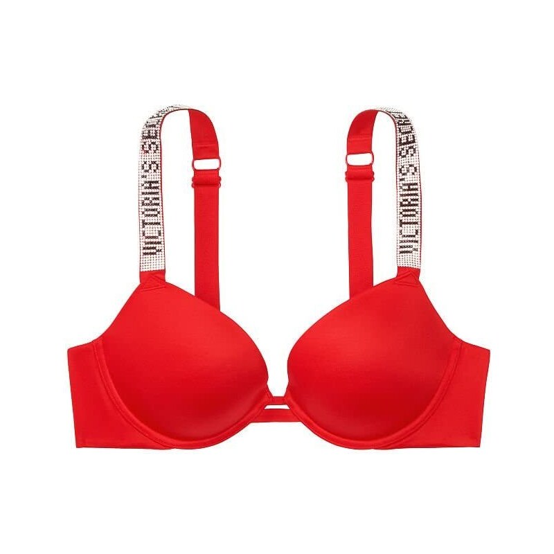 Victoria's Secret Sehr sexy Push-Up-BH (75A-85E), Lippenstift Red