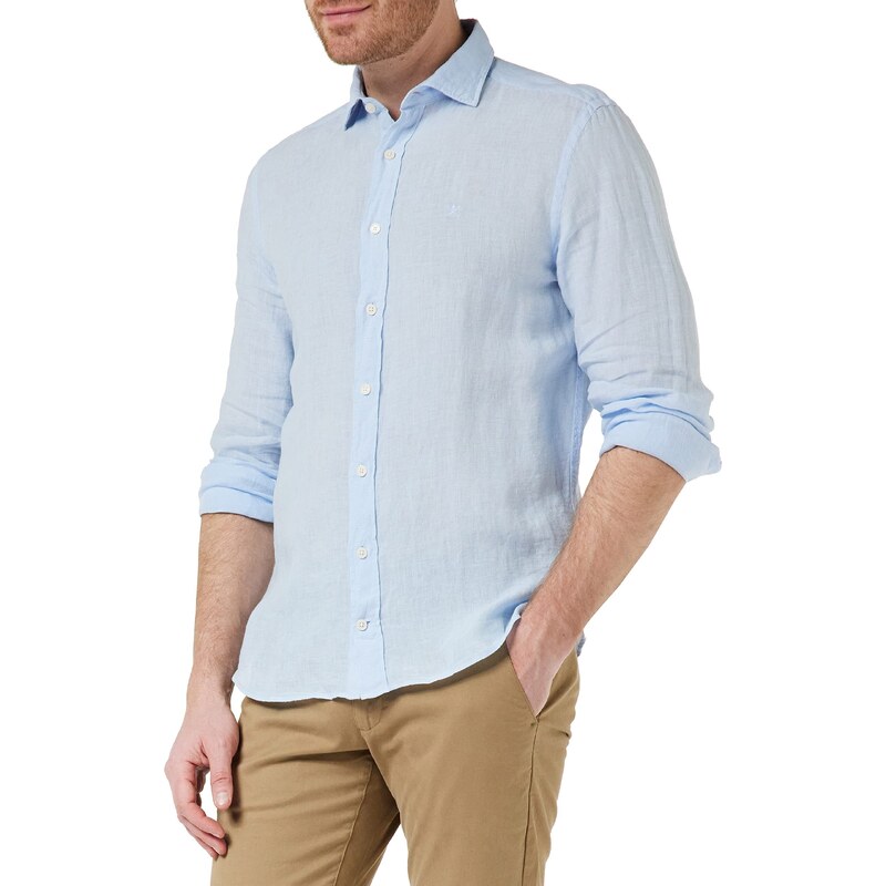 Hackett London Hackett Garment Dyed K Long Sleeve Shirt XS