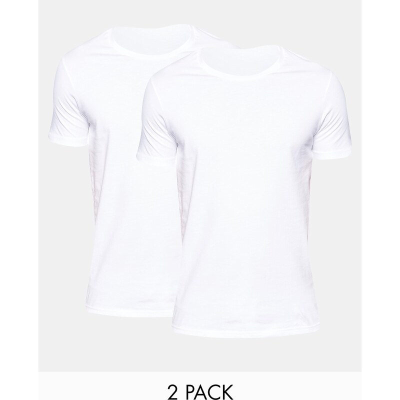 Levis Levi's - T-Shirts mit Rundhalsausschnitt im 2er-Set in regulärer Passform - Weiß