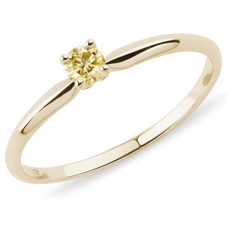 Ring mit Diamanten in Gelbgold KLENOTA K0300073