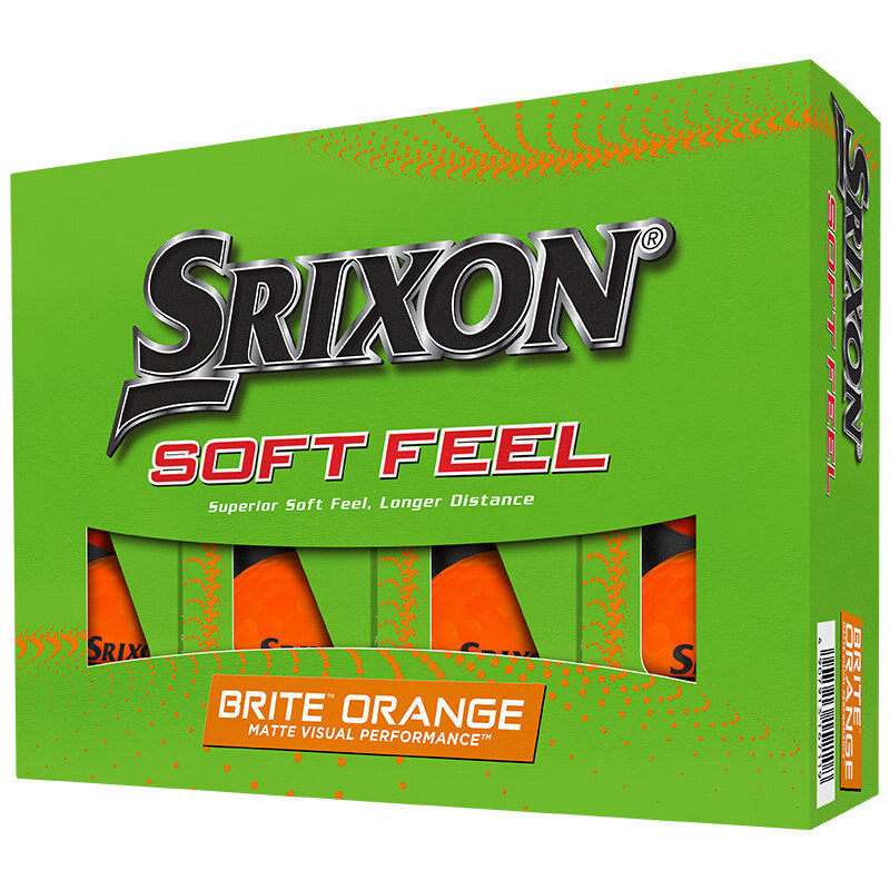 Srixon Soft Feel Brite Balls 2023 orange