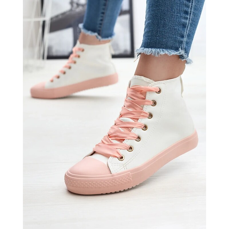 EXMA Weiß-Rosa Damen Sportschuhe Macako- Footwear - pink || weiß