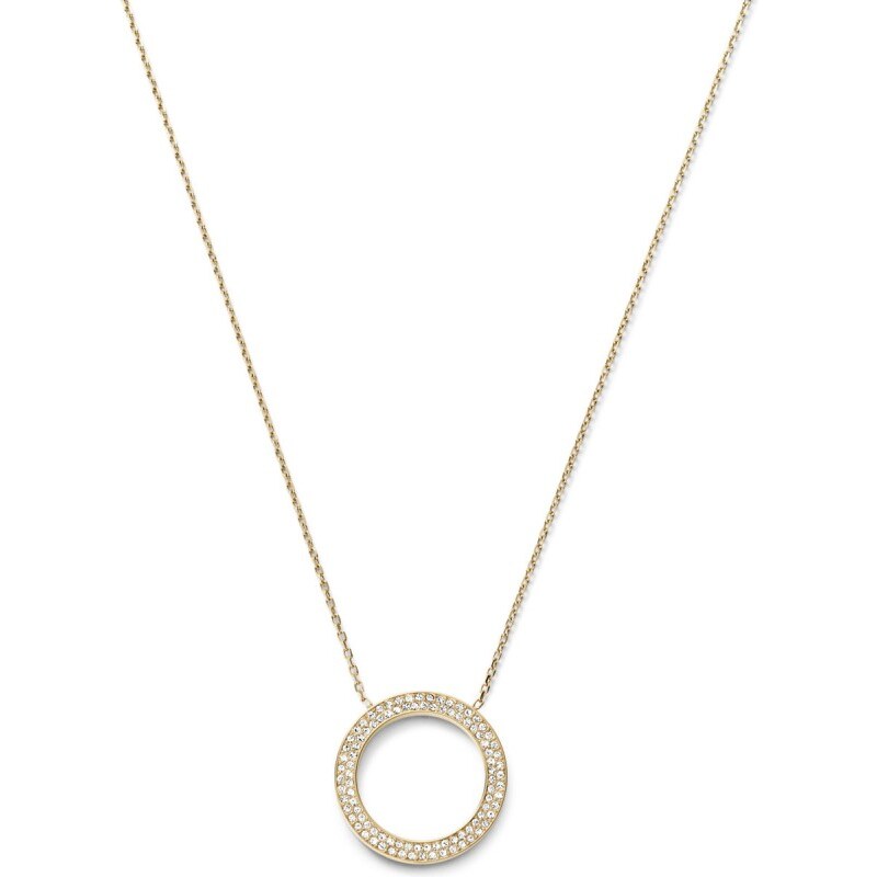 Michael Kors Schmuck - Pave Circle Necklace Gold-Tone - in gold aus Goldschmuck - Schmuck für Damen