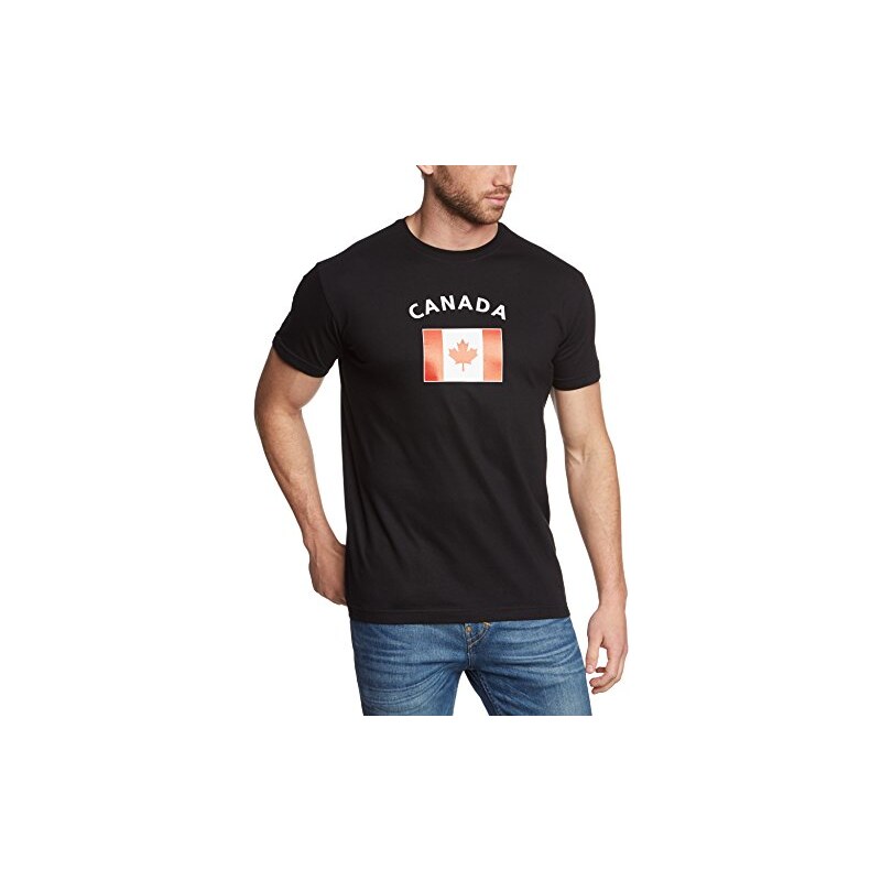 Coole-Fun-T-Shirts CANADA VINTAGE logo t-shirt KANADA schwarz S M L XL XXL XXXL