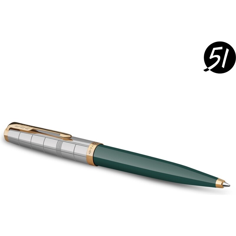 Kemični svinčnik PARKER 51 'Premium Green' GT.