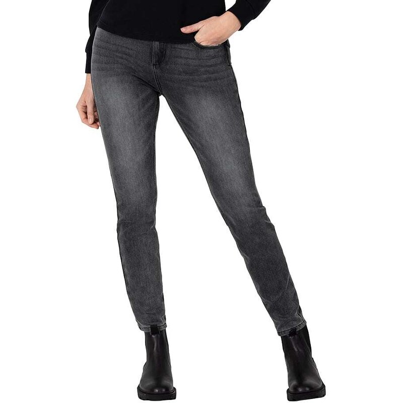 Timezone Jeans "Aleena" - Slim fit - in Anthrazit | Größe W32/L28