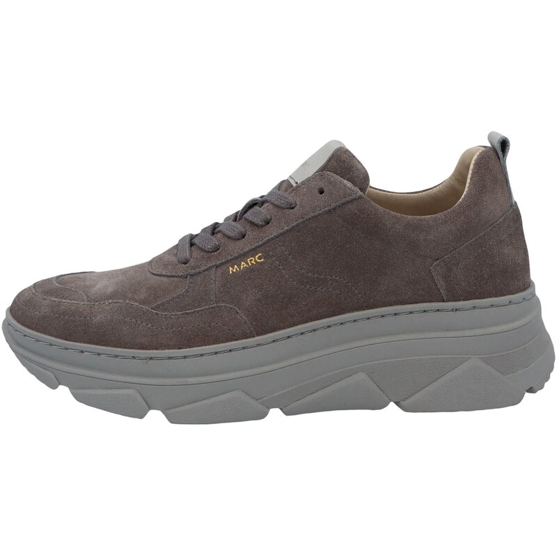 Marc Shoes Damen Casual Halbschuh Nubuk medium Fußbett: herausnehmbar 37,0 Cow Suede Dark Grey