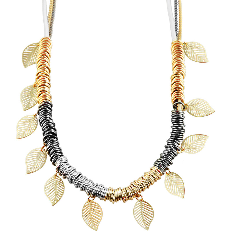 Lesara Statement-Halskette mit Blättern