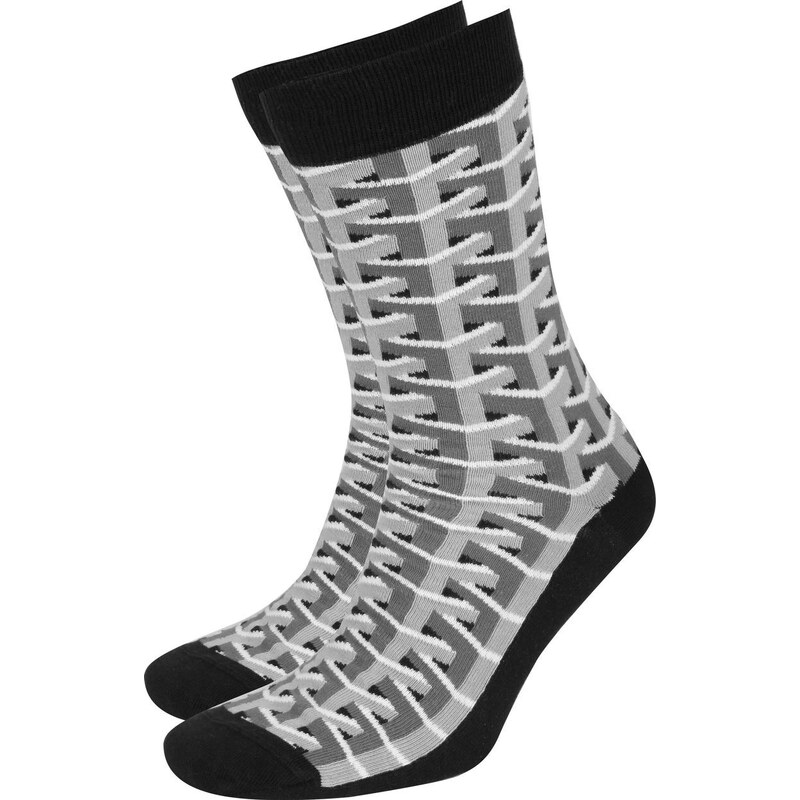 Suitable 3D Pattern Socken Grau