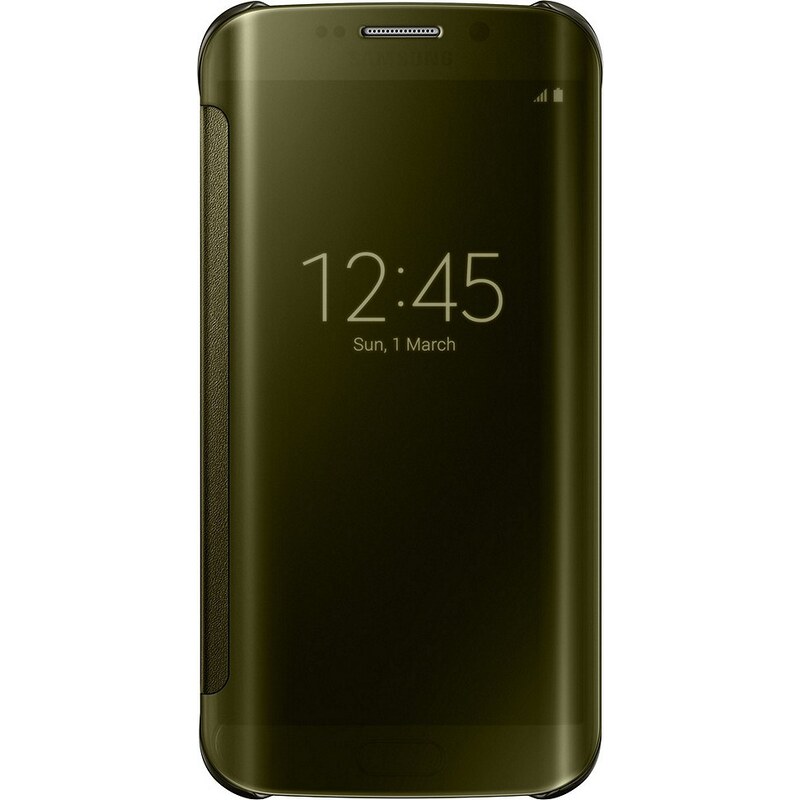 Samsung Handytasche »Clear View Cover EF-ZG925 für Galaxy S6 Edge, Gold«