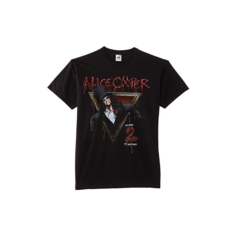 Unbekannt Alice Cooper Herren, T-Shirt, Welcome to my Nightmare