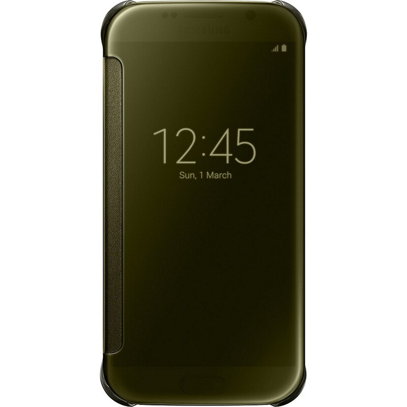 Samsung Handytasche »Clear View Cover EF-ZG920 für Galaxy S6, Gold«