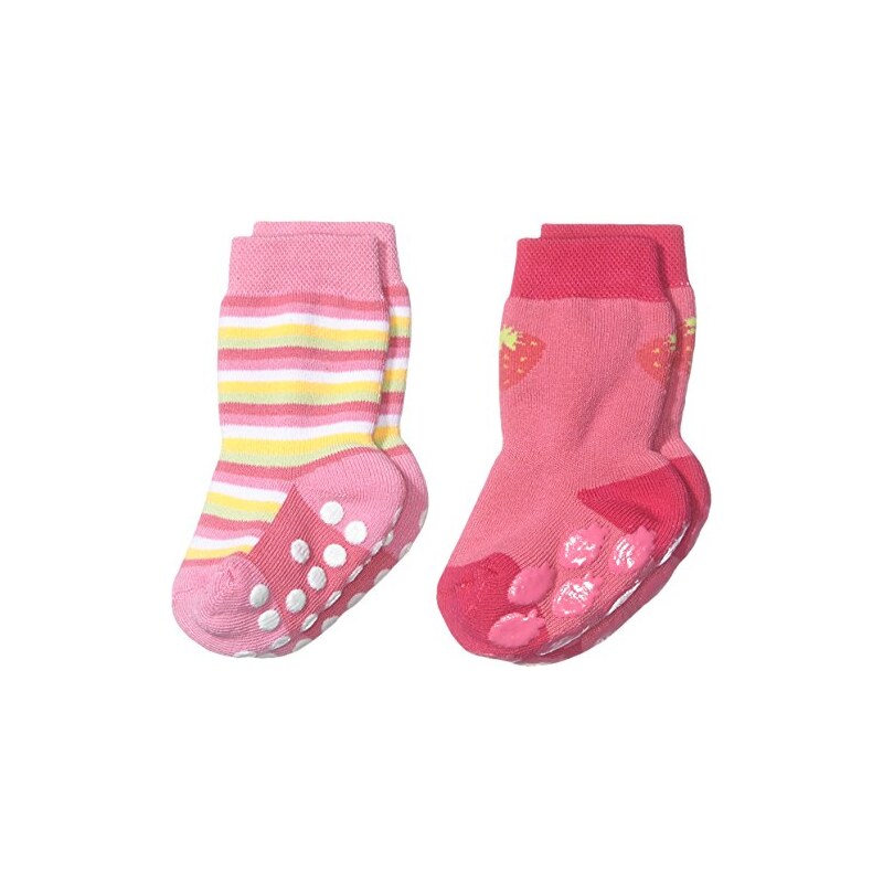 Twins Baby - Mädchen ABS Socken im 2er Pack