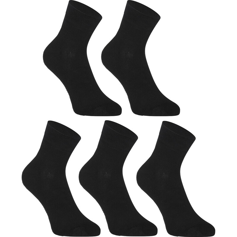 5PACK Sneaker Socken Styx Bambus schwarz (5HBK960) M