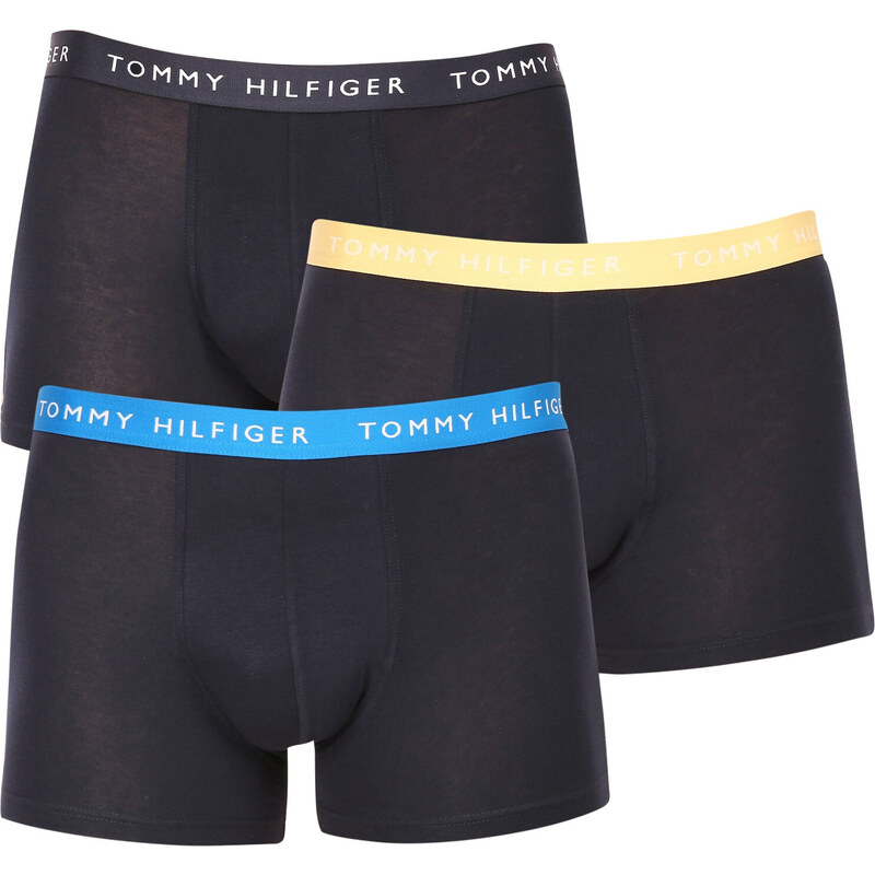 3PACK Herren Klassische Boxershorts Tommy Hilfiger dunkelblau (UM0UM02324 0X0) S