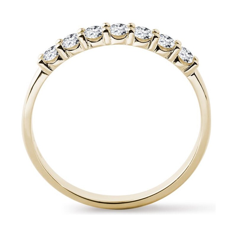 Wunderschöner Diamantring aus Gelbgold KLENOTA K0558013