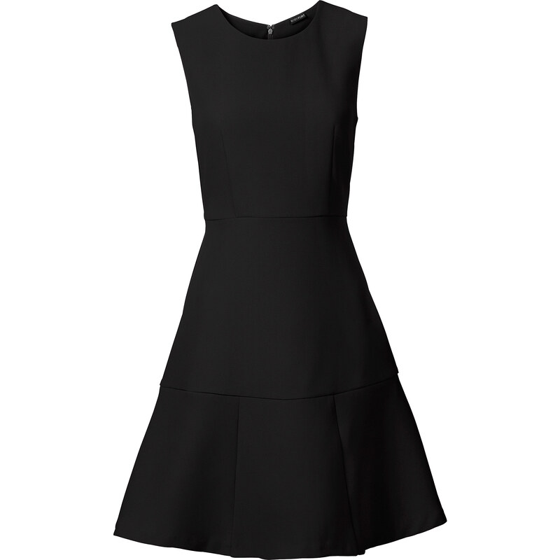 BODYFLIRT Kleid in schwarz (Rundhals) von bonprix