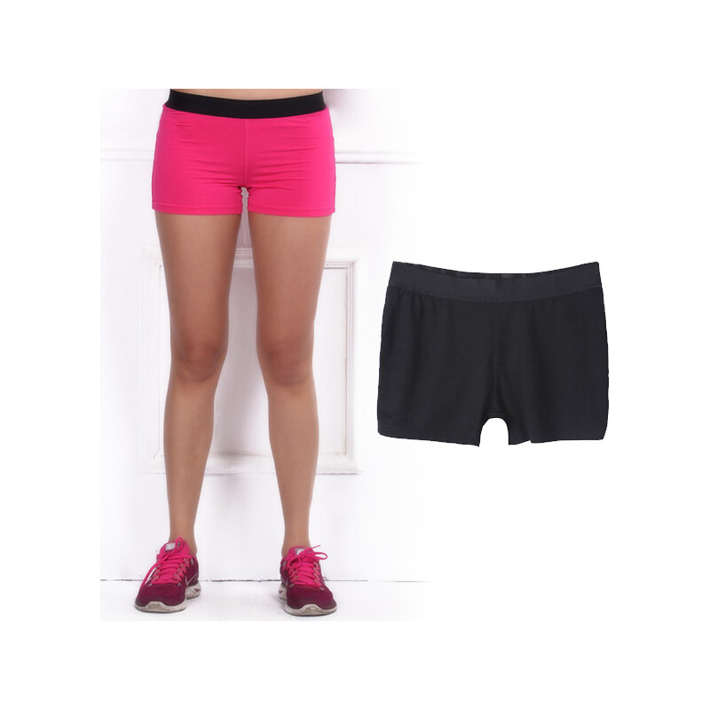 Lesara Damen-Shorts enganliegend - Pink - XXL