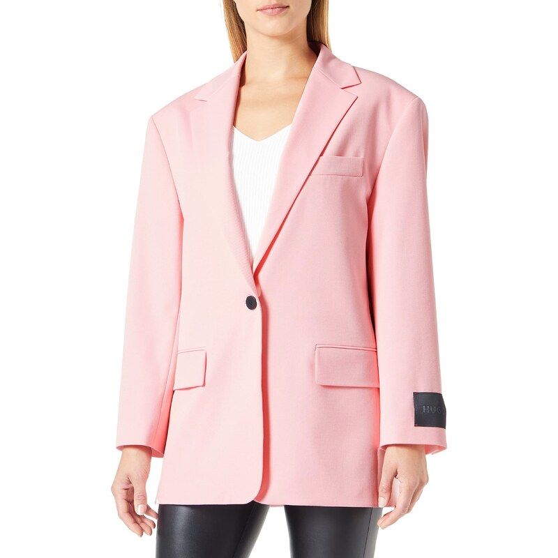 HUGO Women's Asabella Jacket, Light/Pastel Pink685, 34