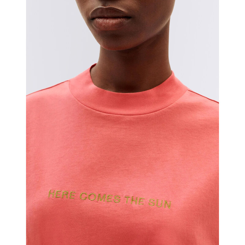Thinking MU Here Comes The Sun Pink T-Shirt PINK