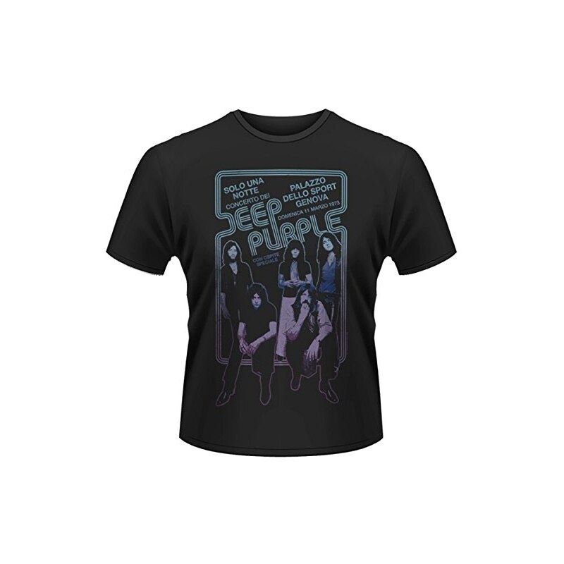 Plastichead Plastic Head Herren, T-Shirt, Deep Purple Euro Tour
