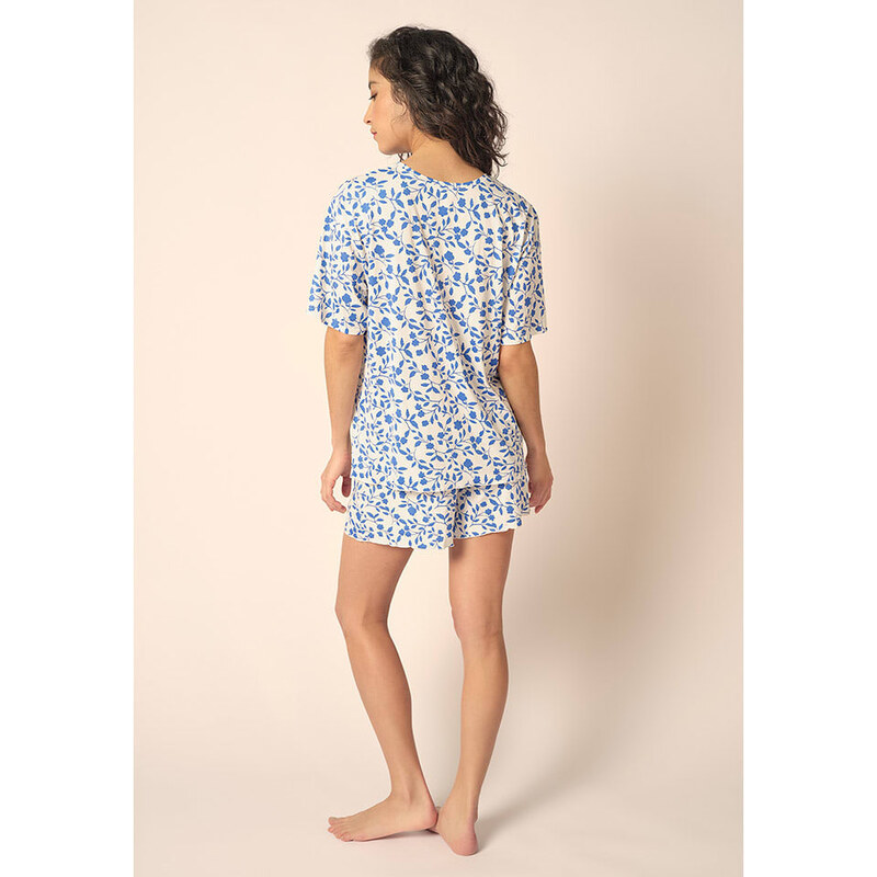 Skiny Pyjama in Blau | Größe 40