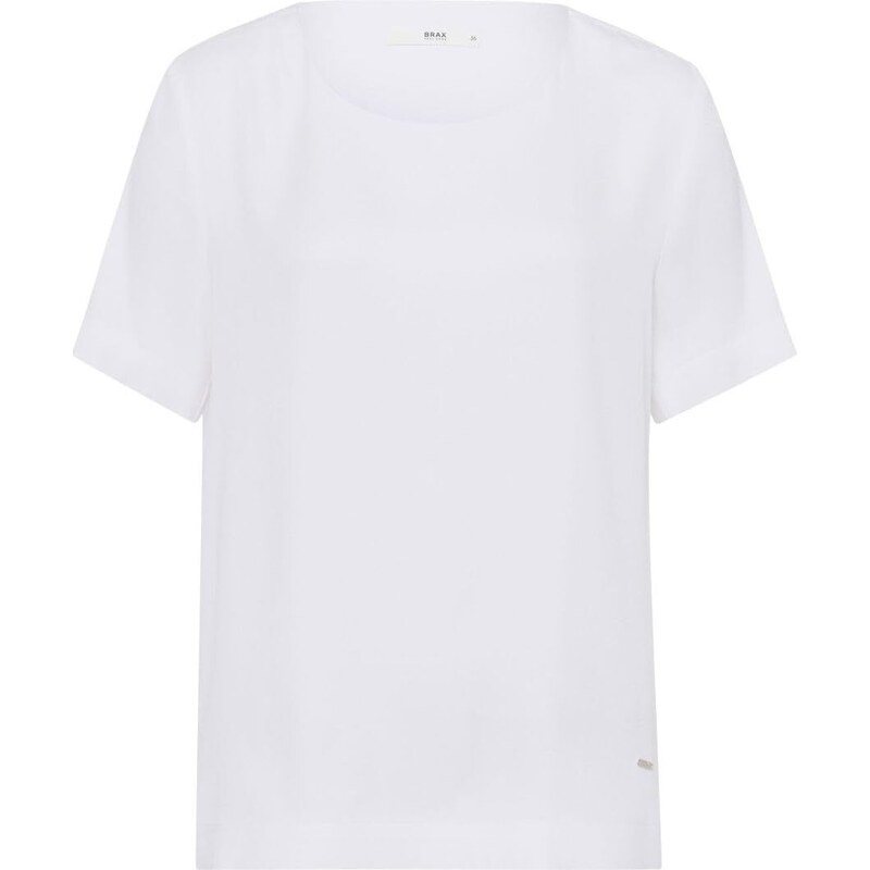 BRAX Damen Style Vilma MAT Shimmer Viscose Bluse, Off White, 36