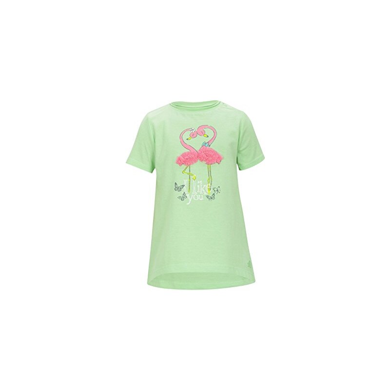s.Oliver Baby - Mädchen T-Shirt mit Tüllapplikation, Print