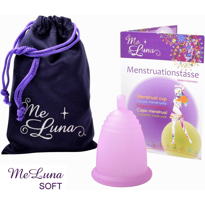 Menstruationstasse Me Luna Soft XL mit Ball rosa (MELU004)