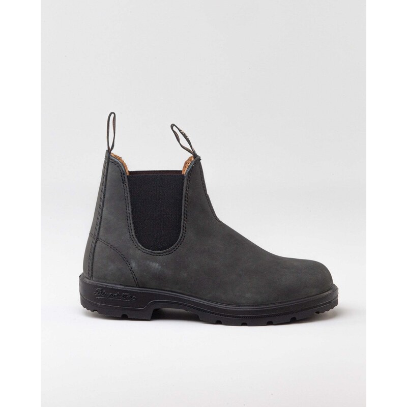BLUNDSTONE Ankle boot in Rustic Black leather