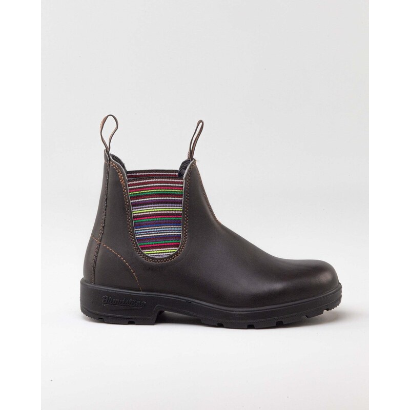 BLUNDSTONE Ankle boot with multicolored elastic