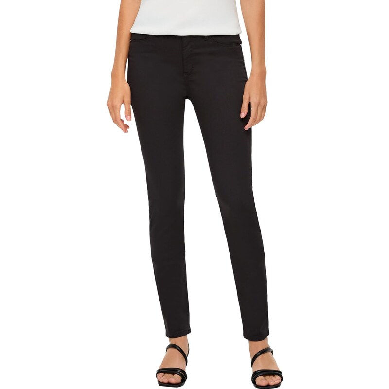 s.Oliver BLACK LABEL Damen Jeans-Hose lang, Izabell, Grey, 36W x 32L