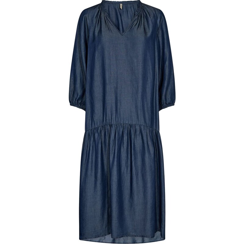 Soyaconcept Women's SC-LIV 39 Damen Kleid Dress, Dunkelblau Denim, X-Large